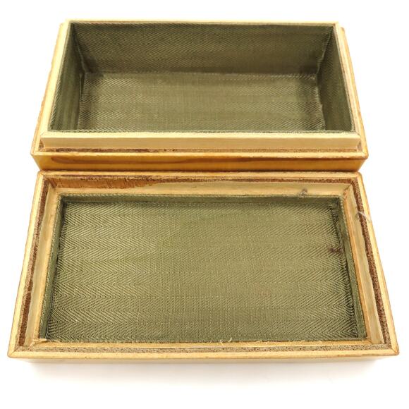 Vintage Chinese Lacquered Wood Box\ Ducks Trinket Jewelry Storage Rustic Japandi - Picture 8 of 14